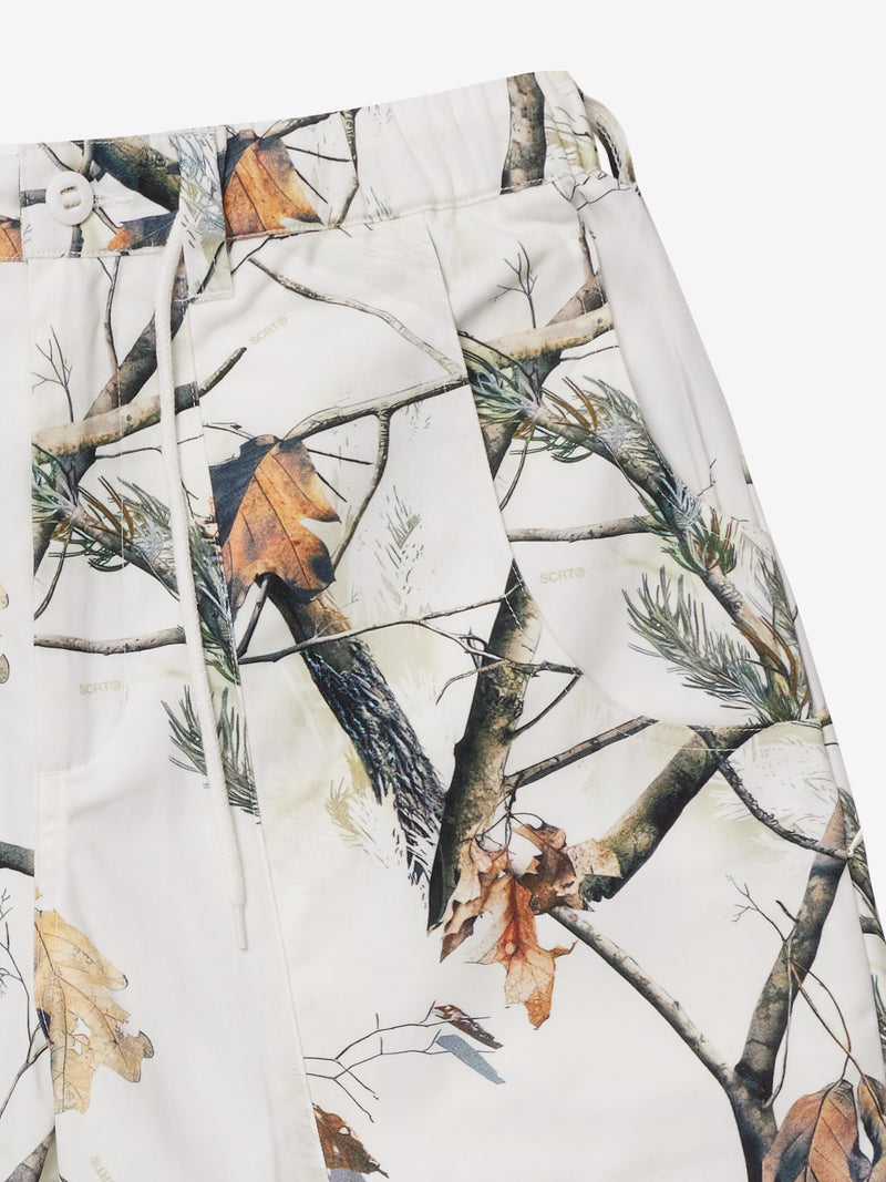 Tree Camo Field Shorts - Snow