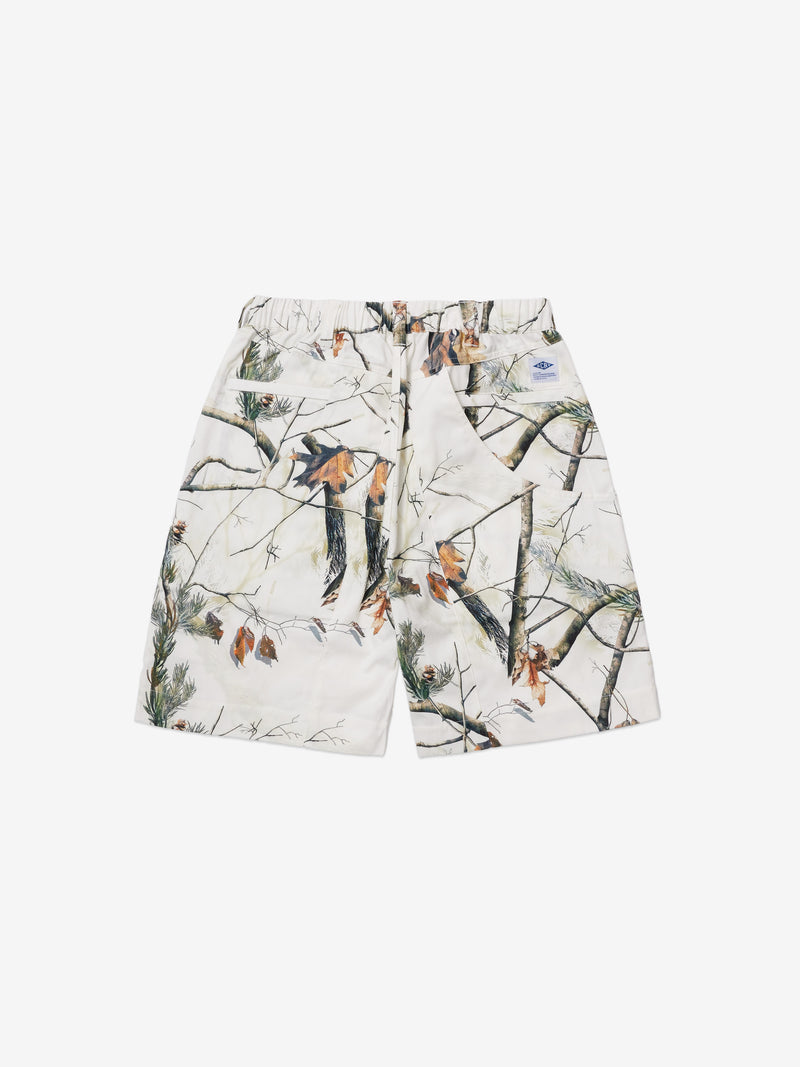 Tree Camo Field Shorts - Snow