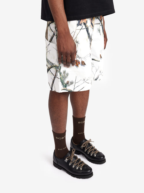 Tree Camo Field Shorts - Snow