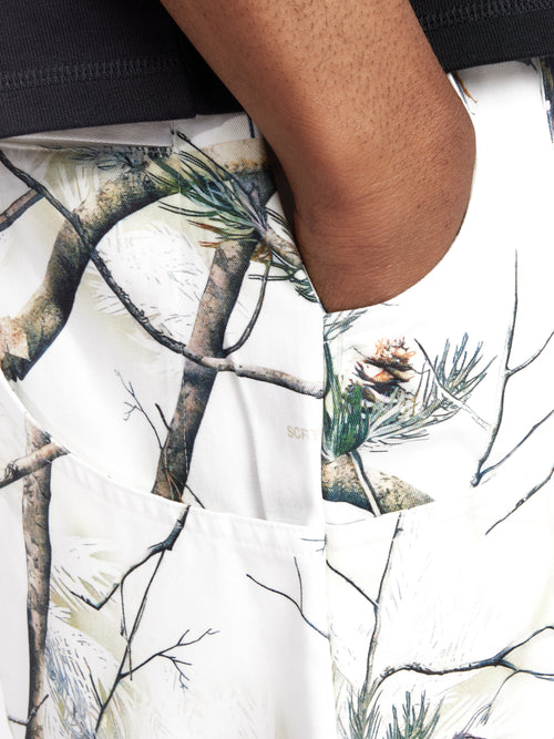 Tree Camo Field Shorts - Snow