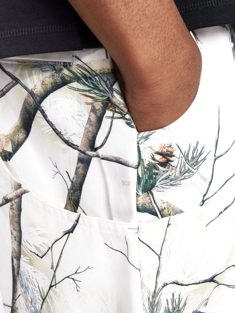 Tree Camo Field Shorts - Snow