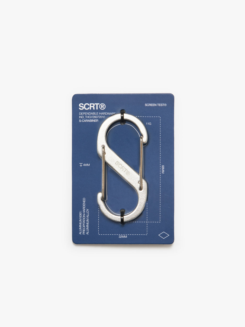 S Carabiner - Silver