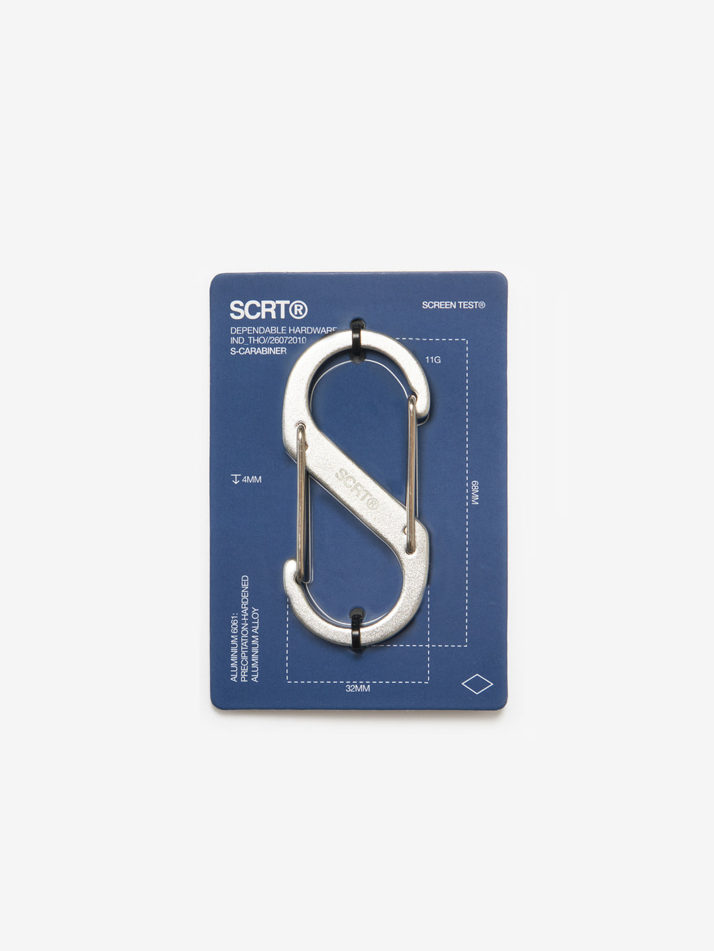 S Carabiner - Silver