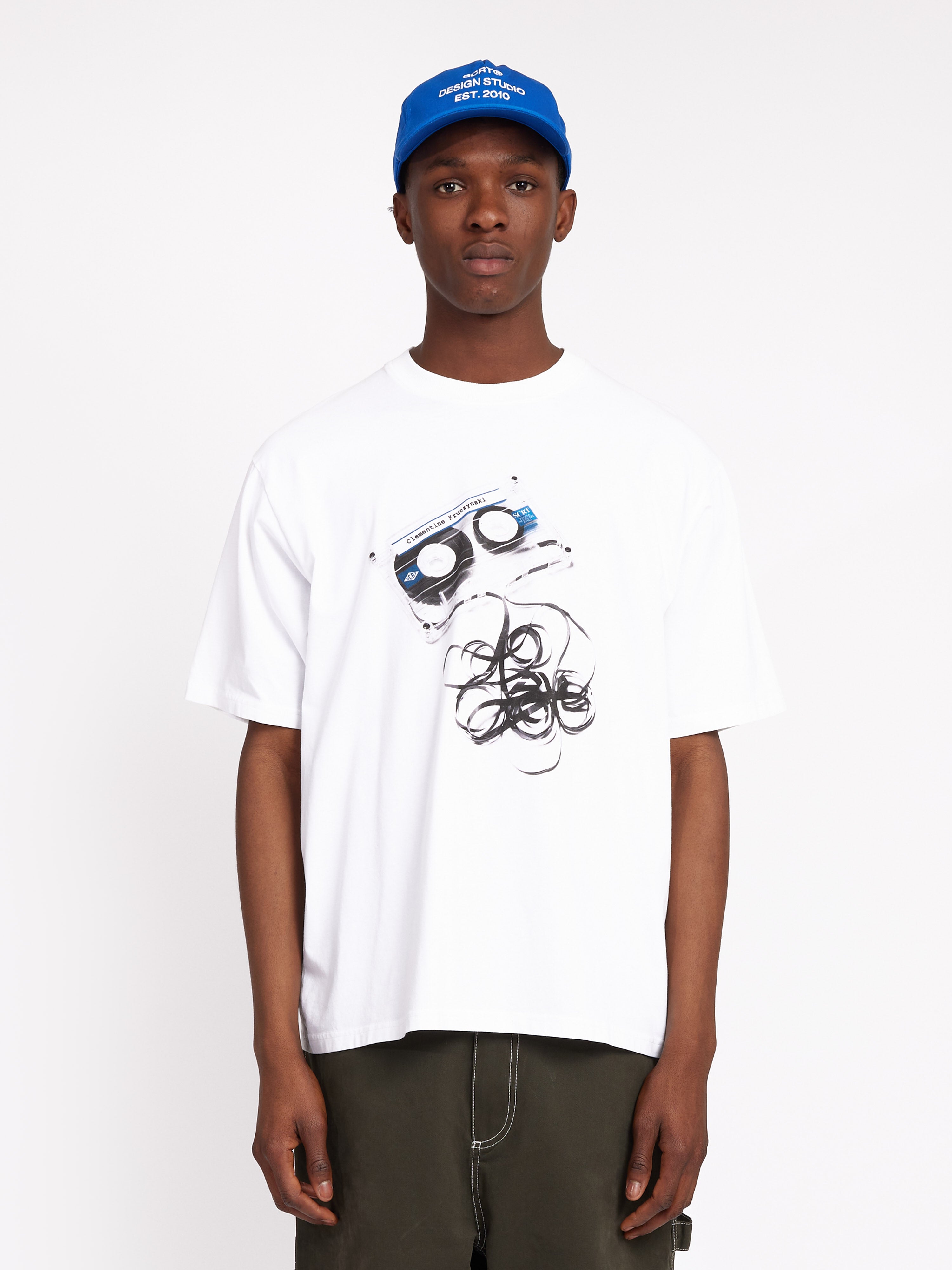 カセット T シャツ - ホワイト – SCRT