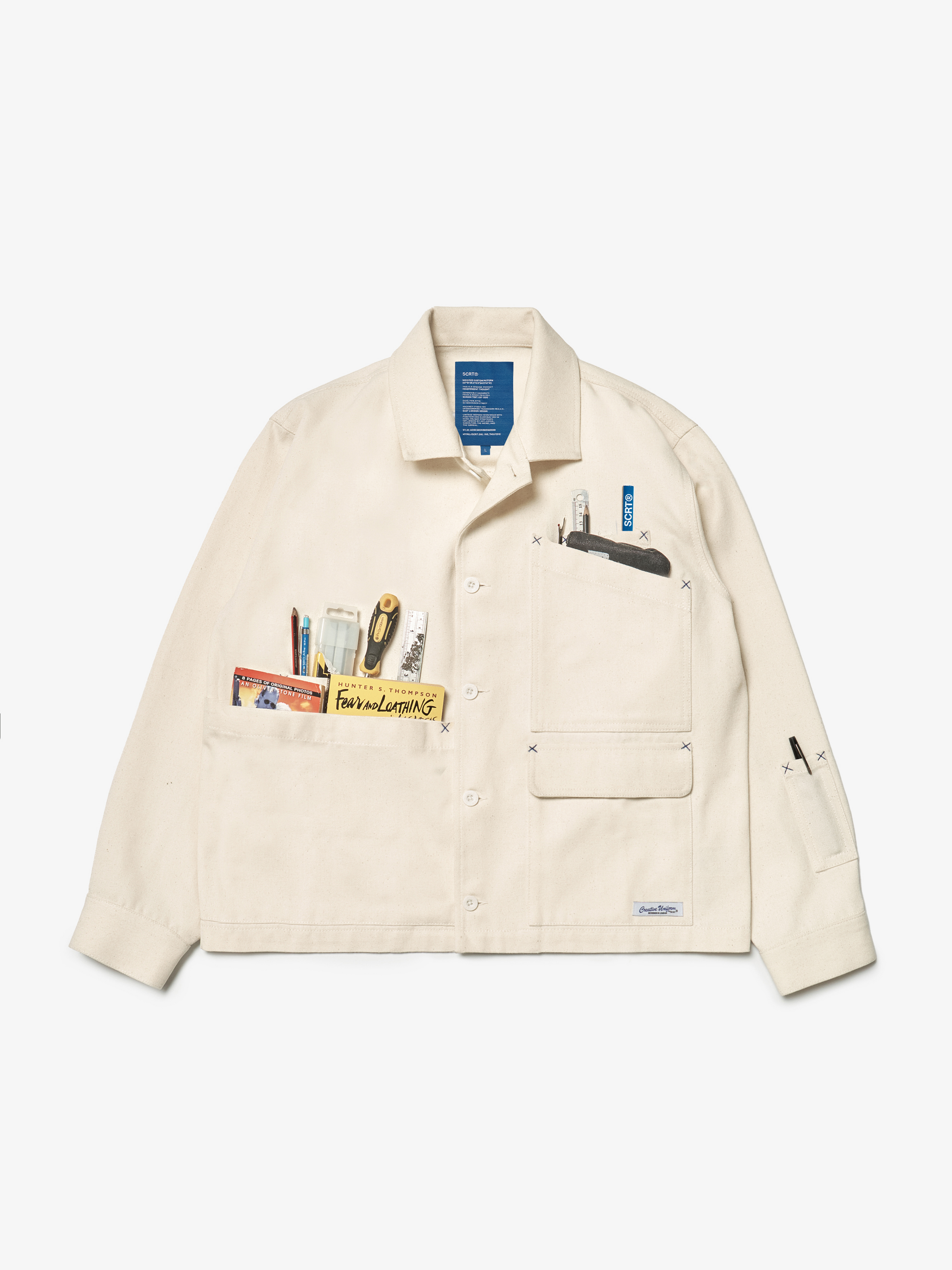 Creative Uniform® Work Jacket Ecru – SCRT - Main Image