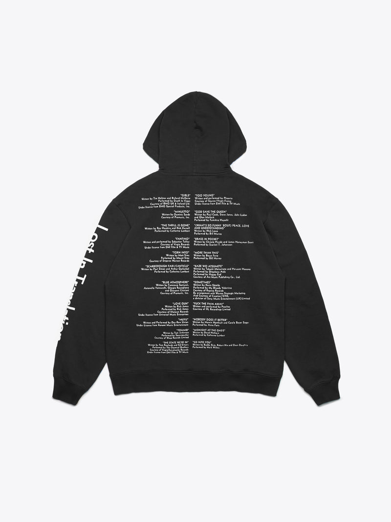 Credits Hoodie - Black