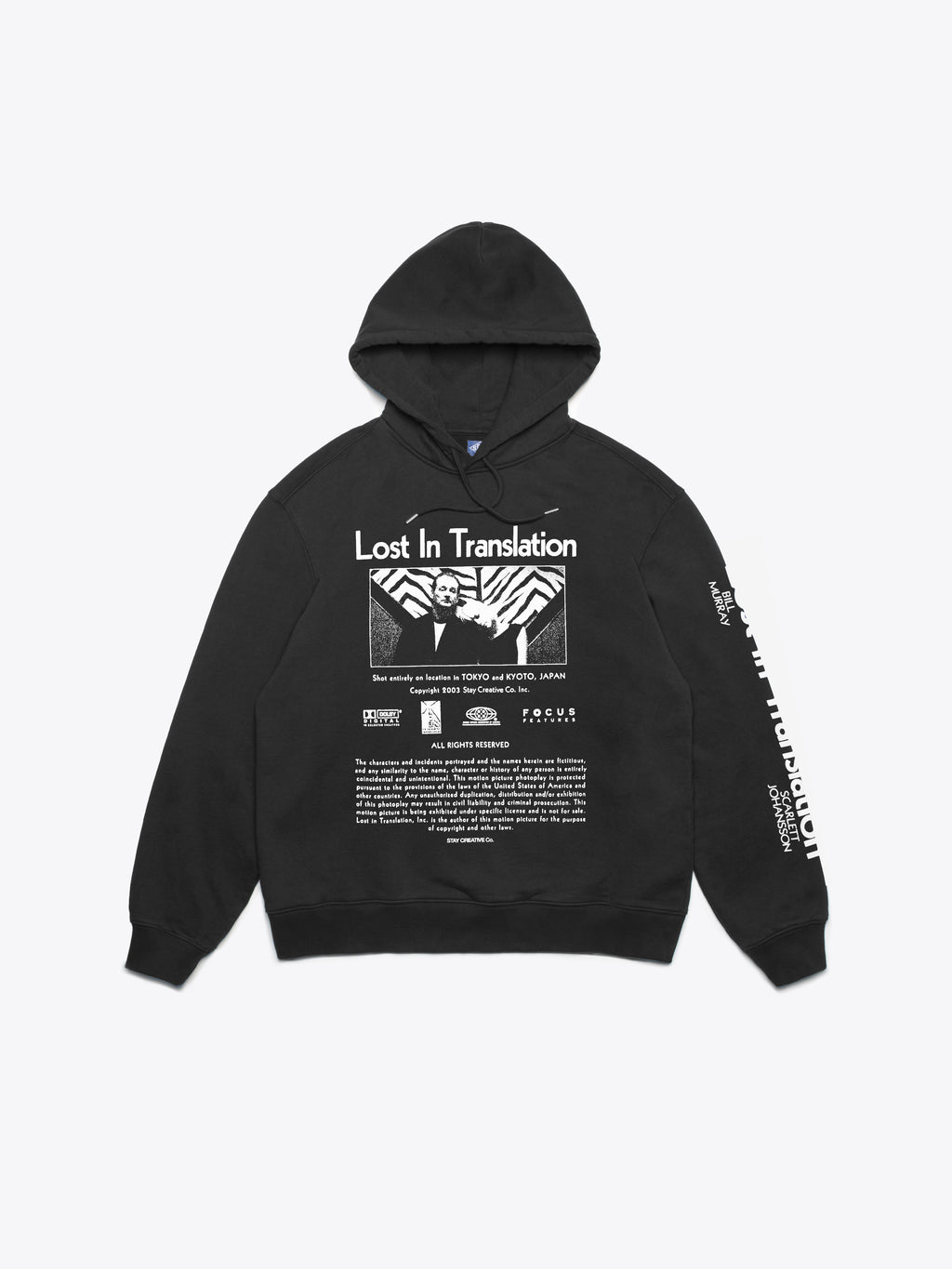Credits Hoodie - Black