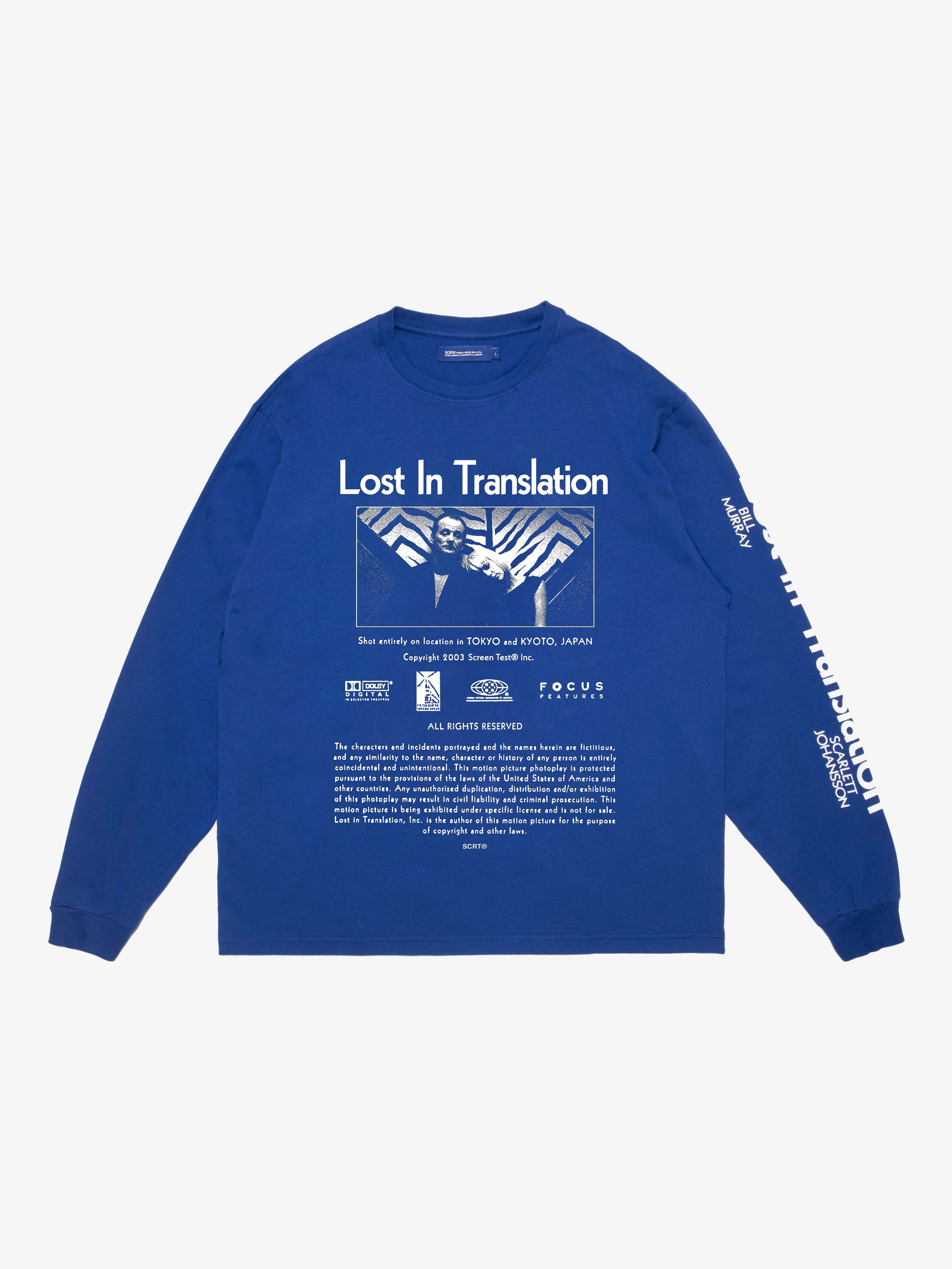 クレジット ロングスリーブ - クラシック ブルー - SCRT クレジット ロングスリーブ - クラシック ブルー - SCRT