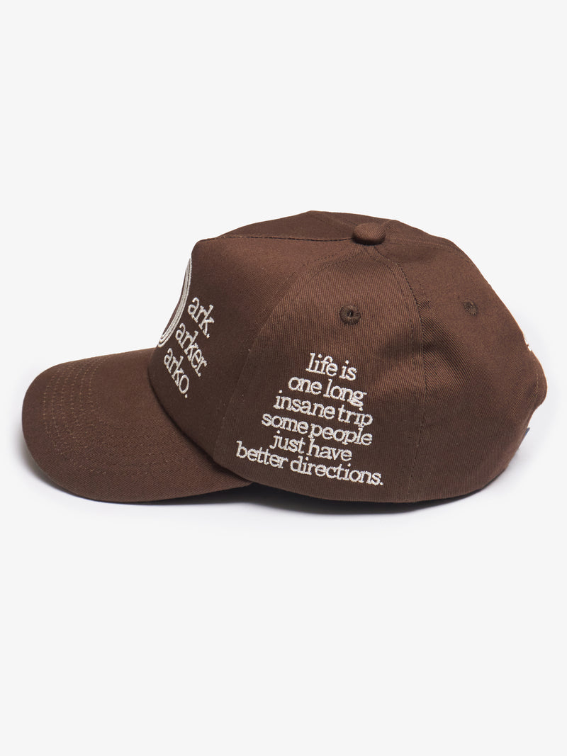 Dark Darker High Profile Cap - Brown