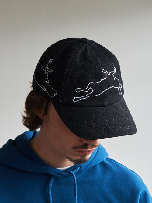 Sparrow Cap - Black Denim