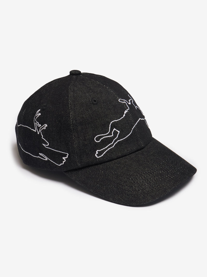 Sparrow Cap - Black Denim