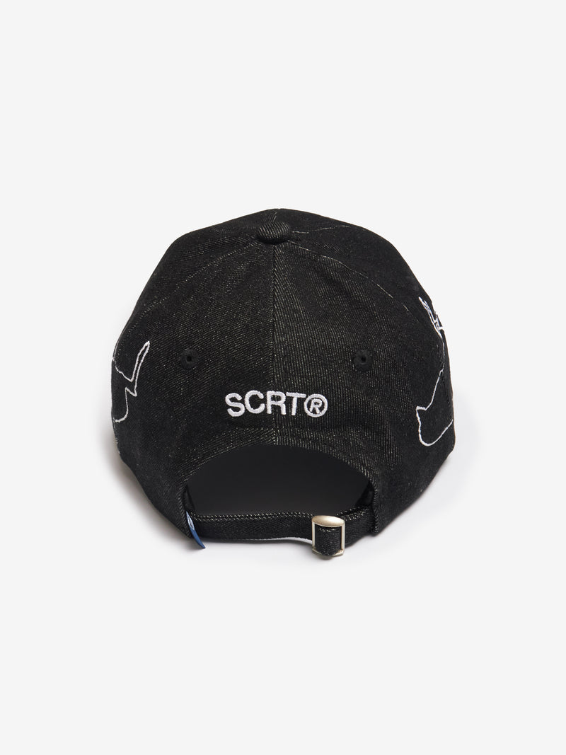 Sparrow Dad Cap - Black Denim