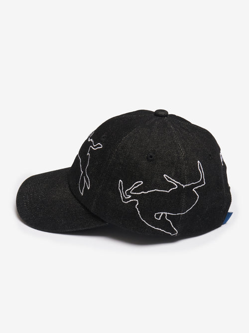 Sparrow Dad Cap - Black Denim