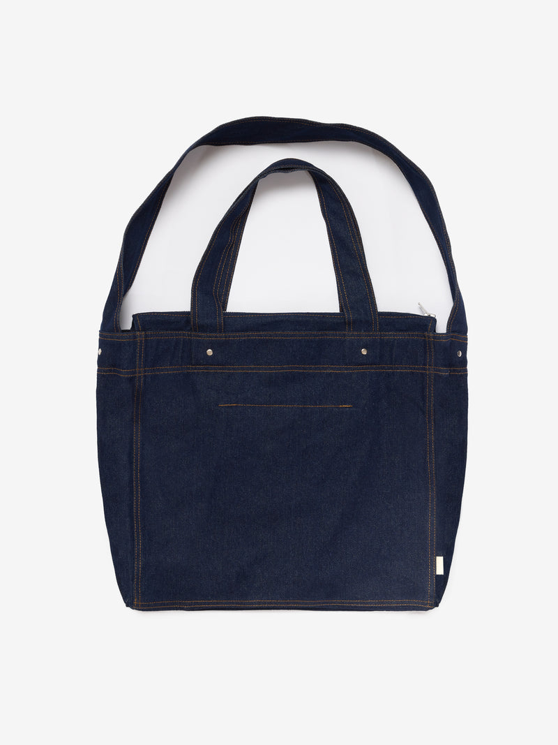 Denim Tote Bag - Indigo