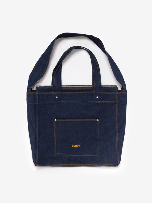 Denim Tote Bag - Indigo