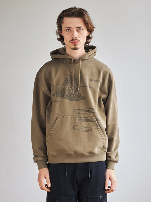 Doors of Perception Hoodie - Garment Dyed Olive