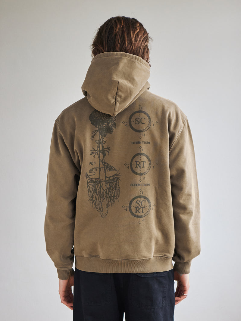 Doors of Perception Hoodie - Garment Dyed Olive