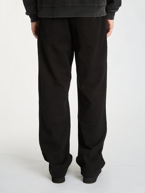 Double Knee Trousers - Black