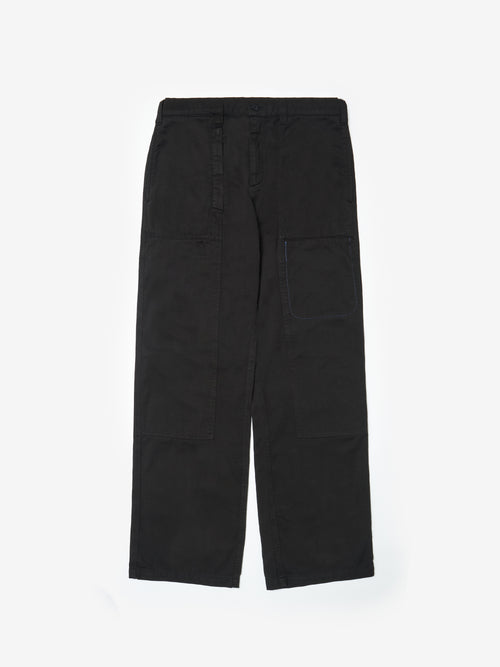 Pantalón con doble rodilla - Negro