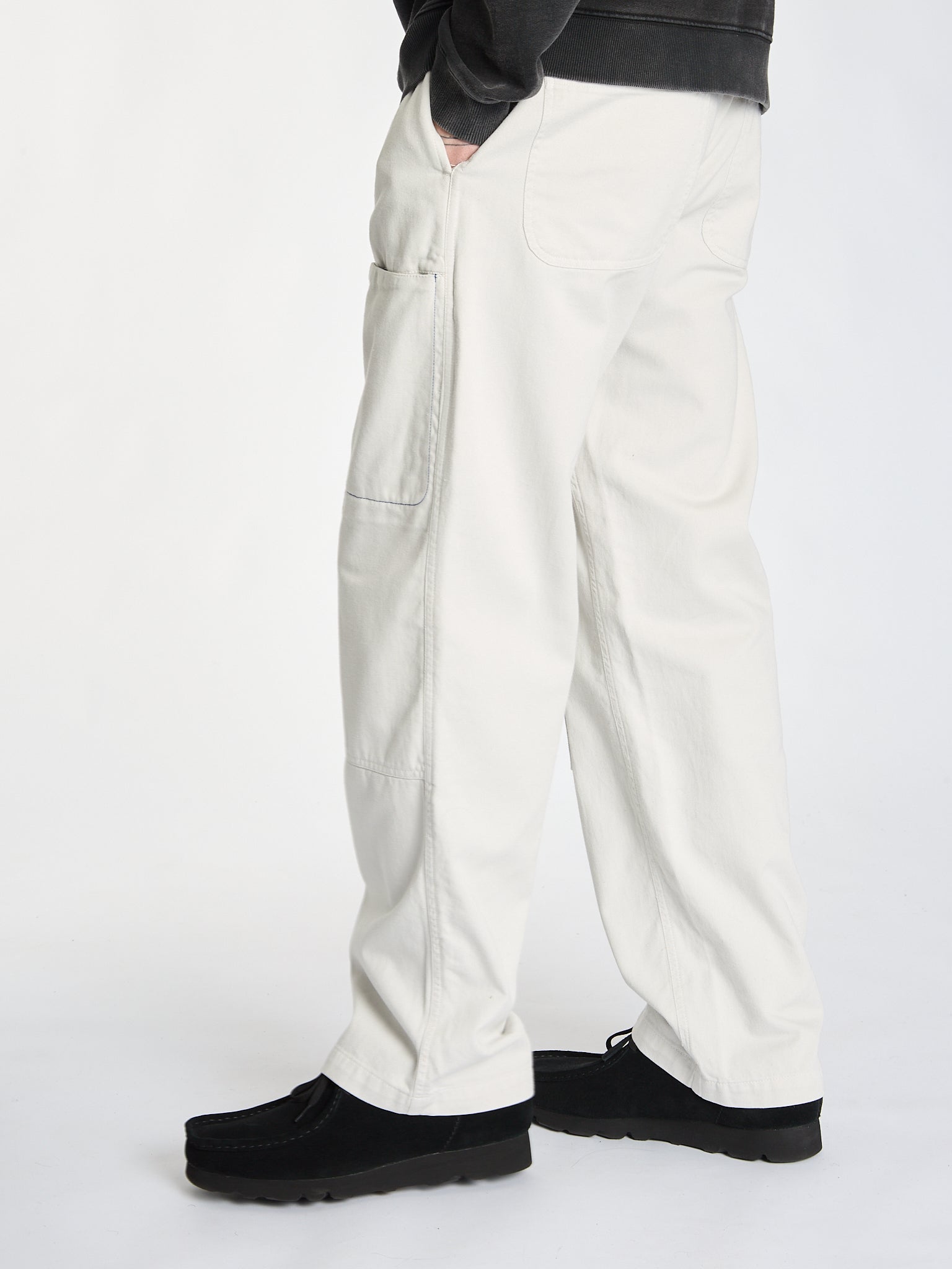 パンツ Off White double knee pants DOUBLE KNEE DUCK PANTS （OFF WHITE） – UNEVEN HUB STORE｜想像を
