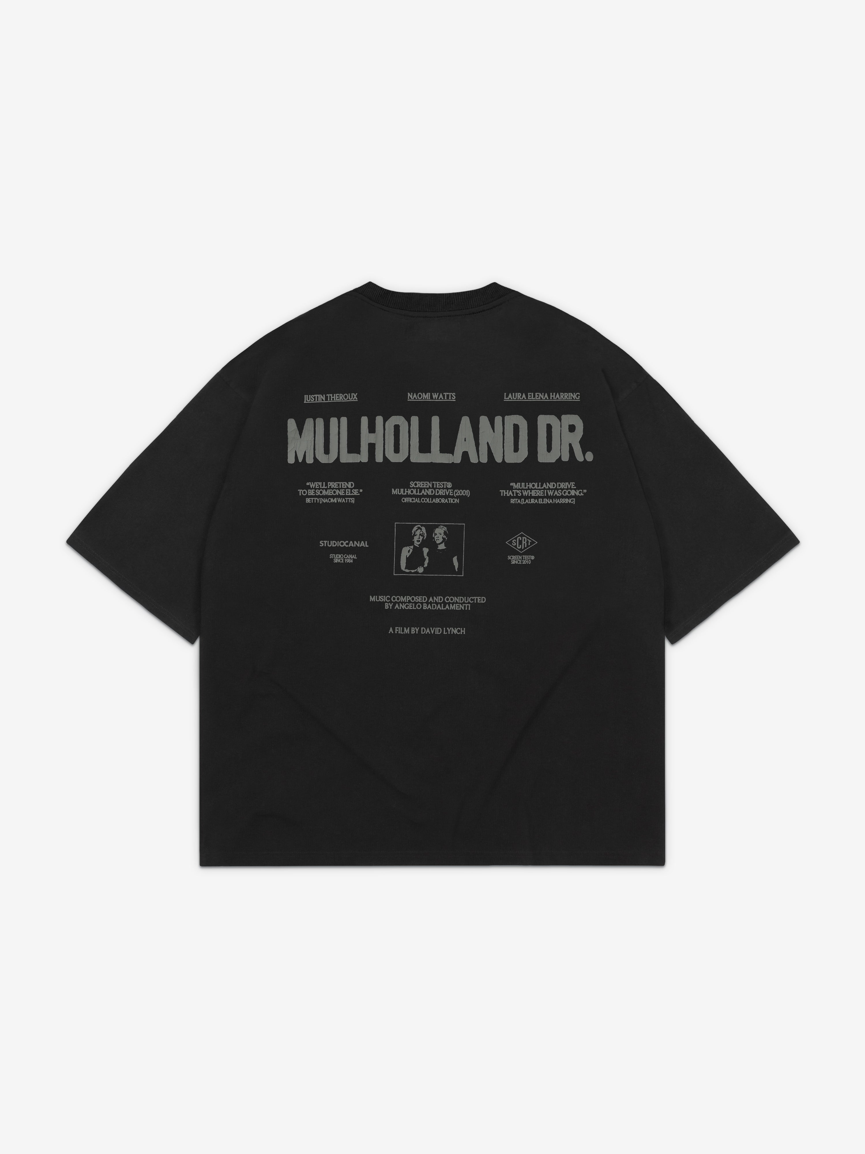 DAVID LYNCH グラフィックTシャツ ブラック Diane T-Shirt - Black – SCRT