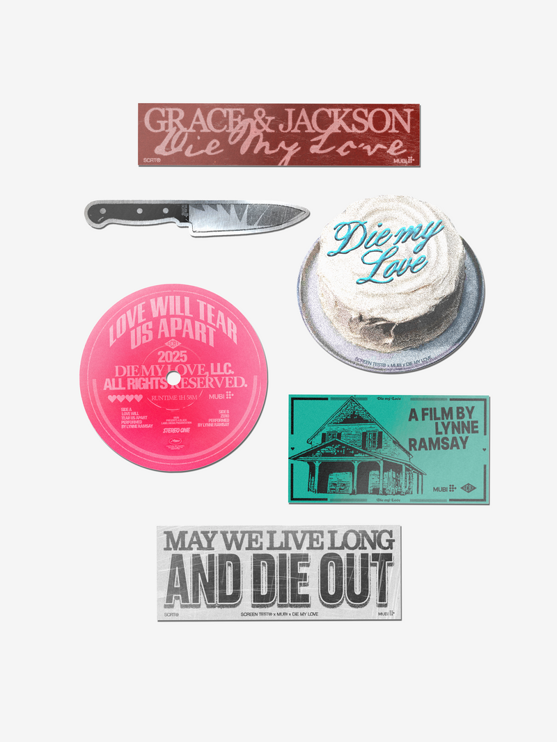 Die My Love Sticker Set