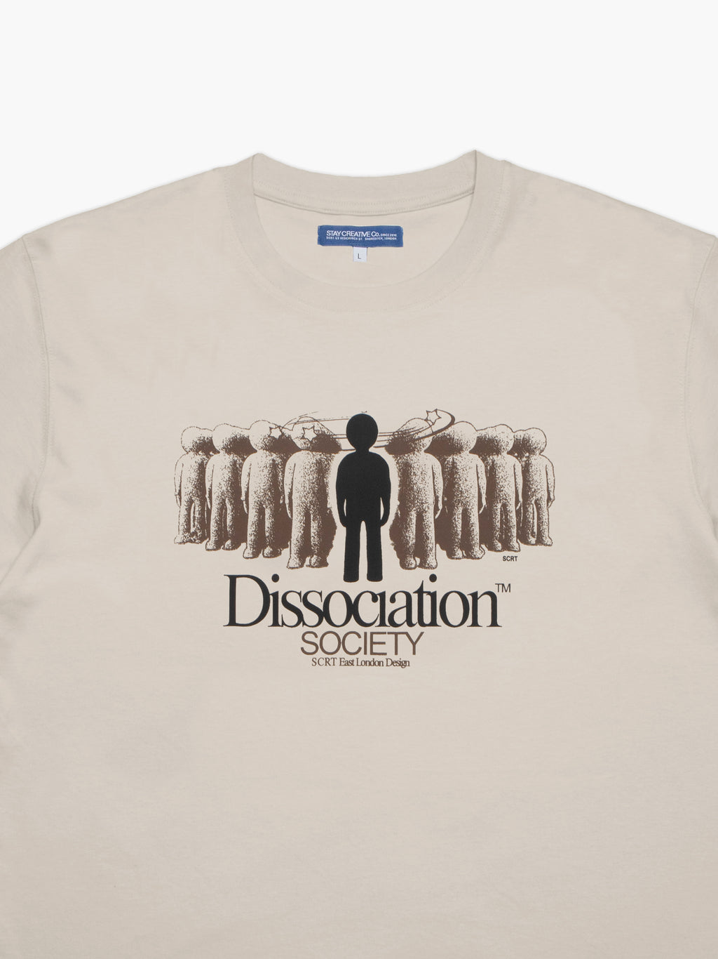 Dissociation Society T-Shirt - Beige
