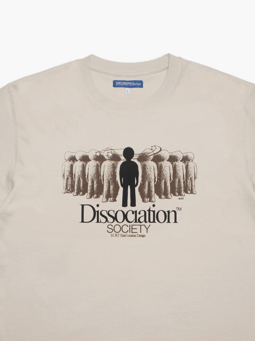 T-Shirt Société de Dissociation - Beige