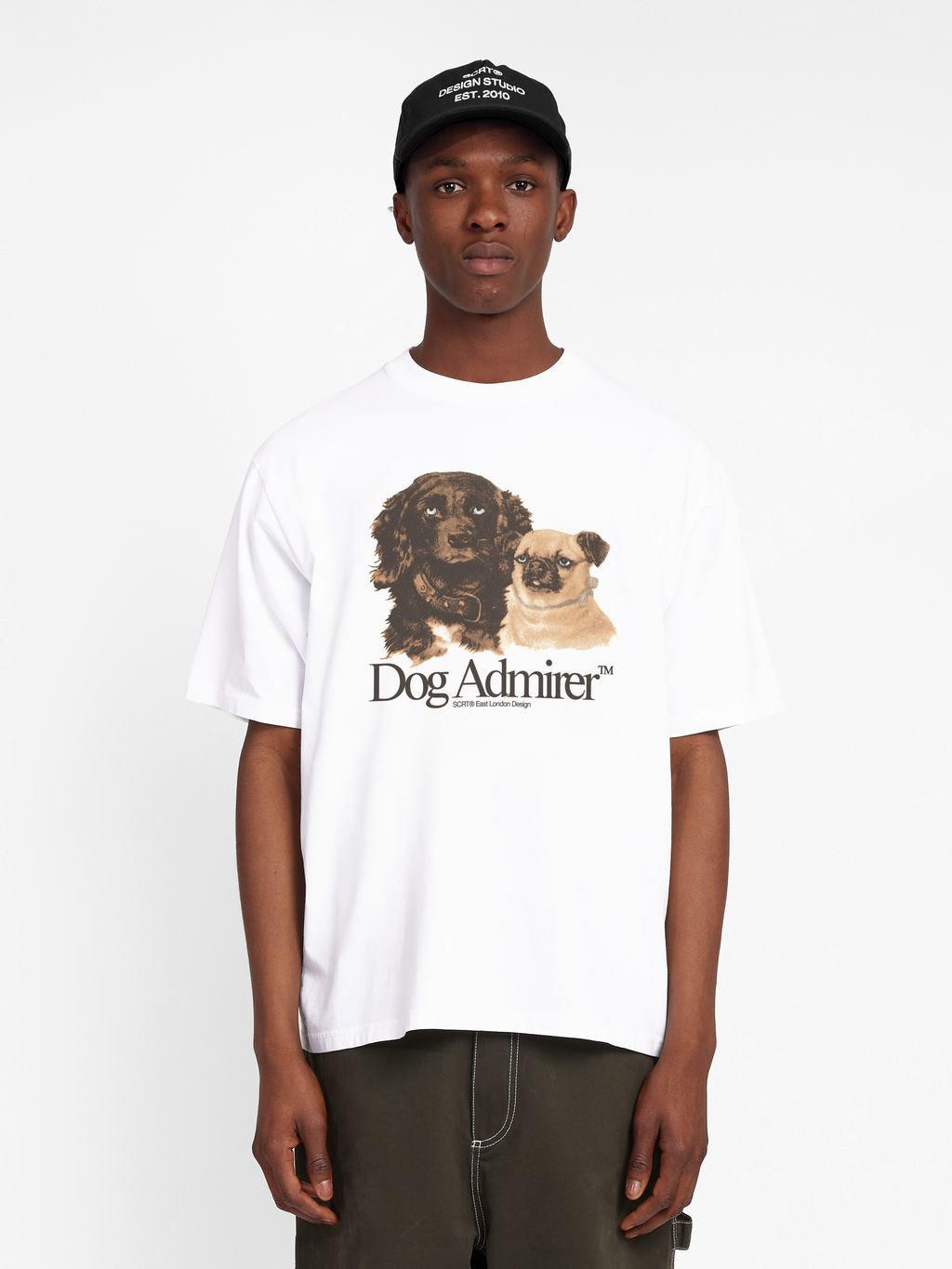 Dog Admirer T-Shirt - White