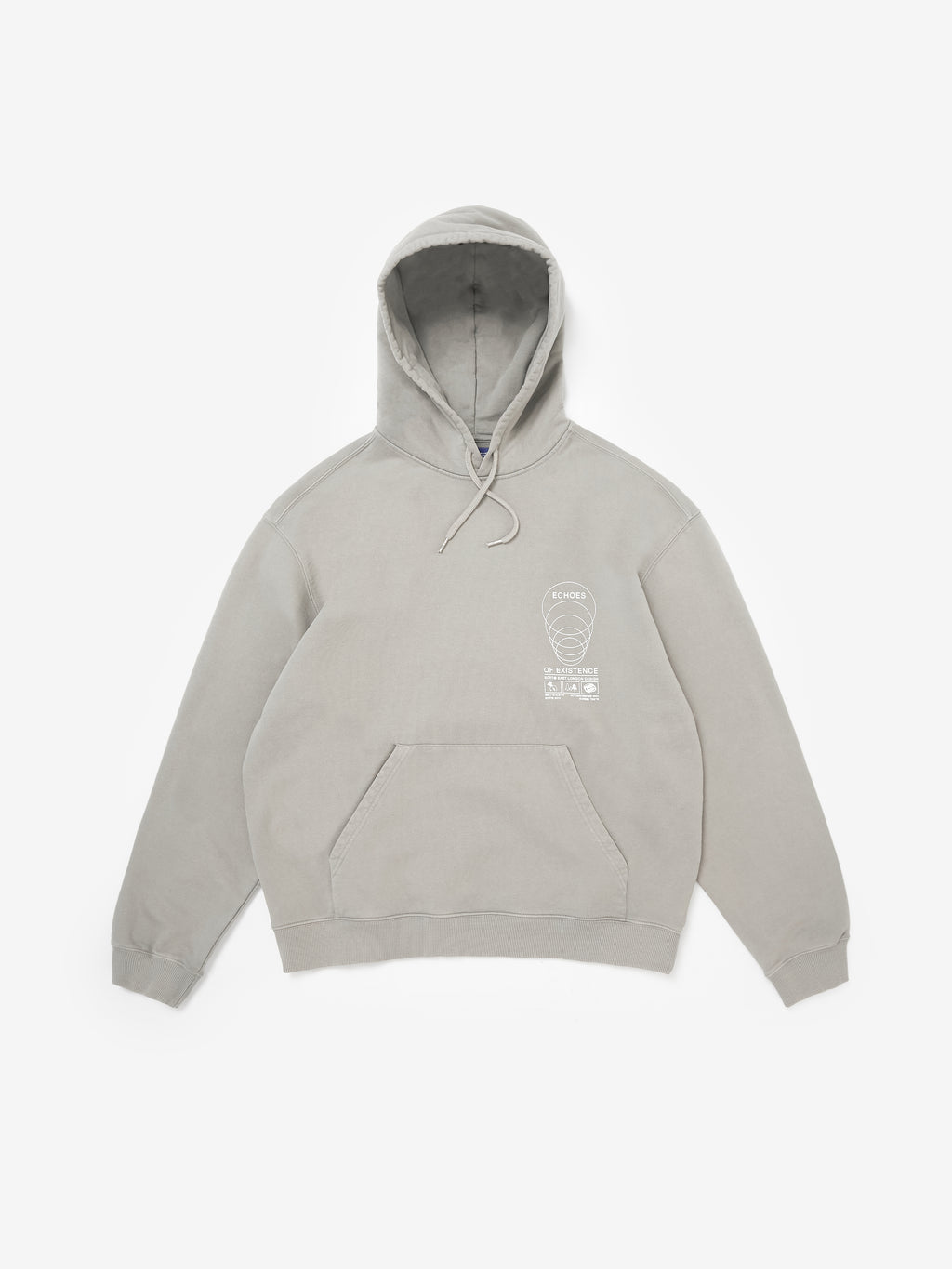 Echoes of Existence Hoodie - Garment Dyed Rock