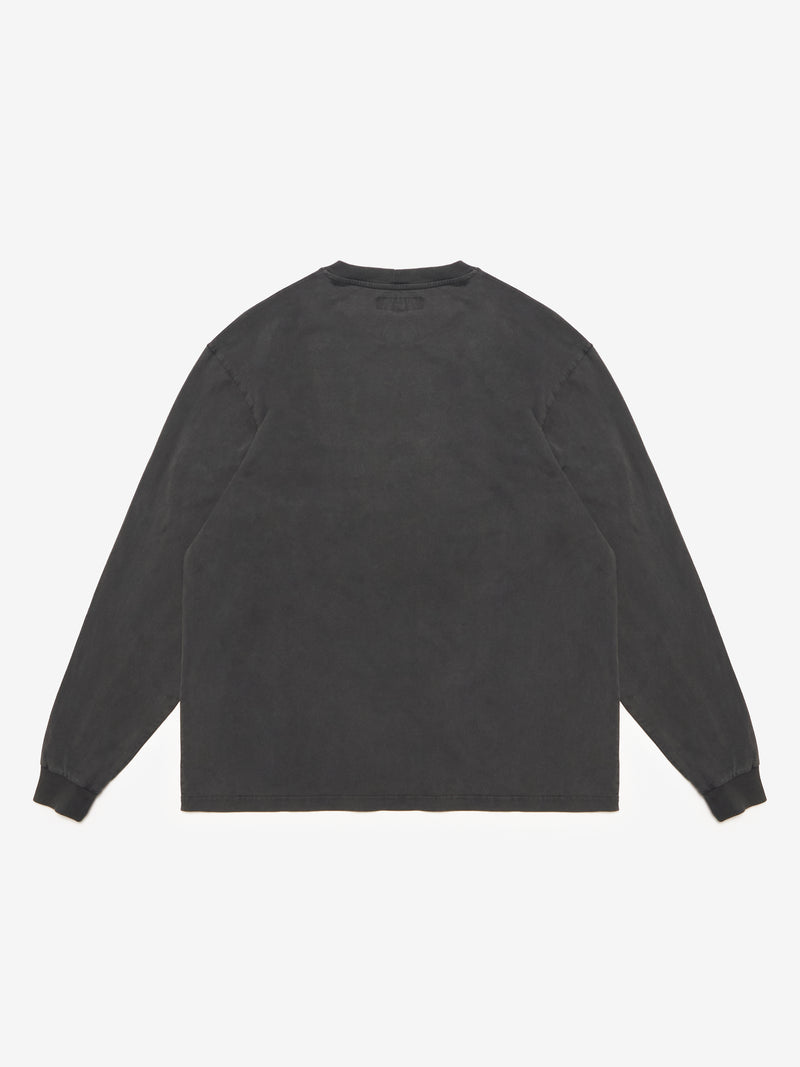 Essentials Longsleeve - Pigment Dyed Black