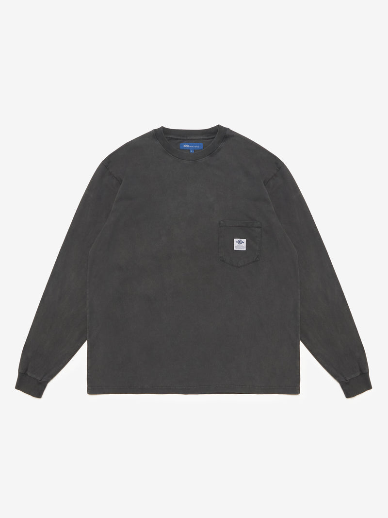 Essentials Longsleeve - Pigment Dyed Black