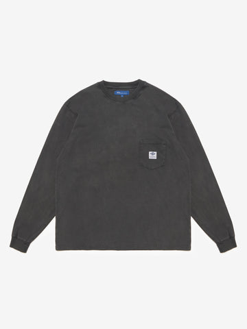 ESSENTIALSGARMENTDYEDBLACKLONG