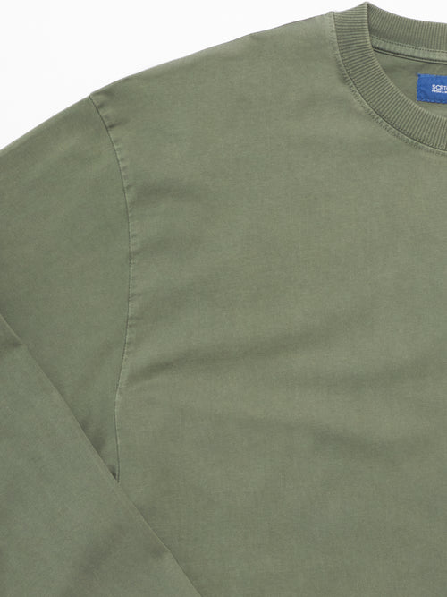 Essentials Longsleeve - Pigment Dyed Green