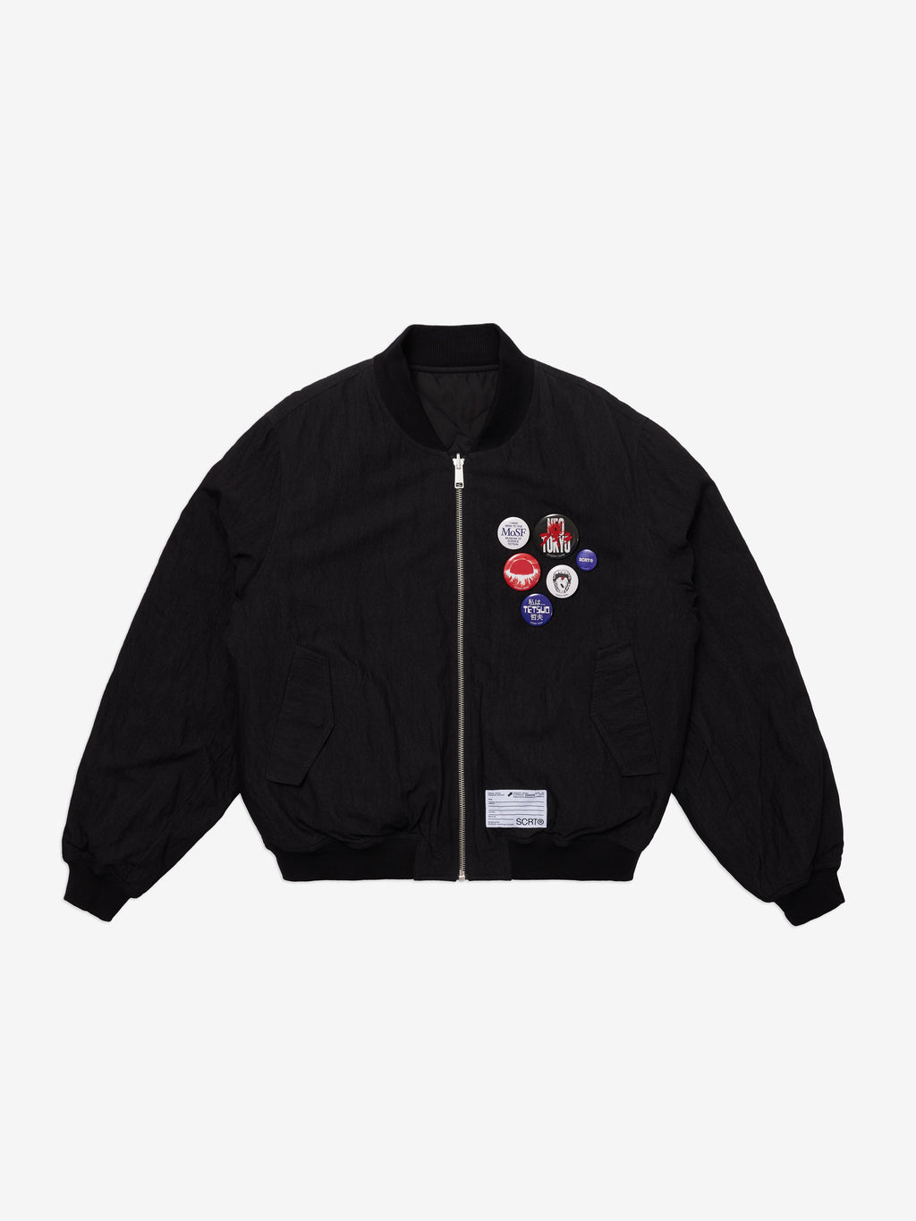 Shotaru Reversible Bomber Jacket - Black