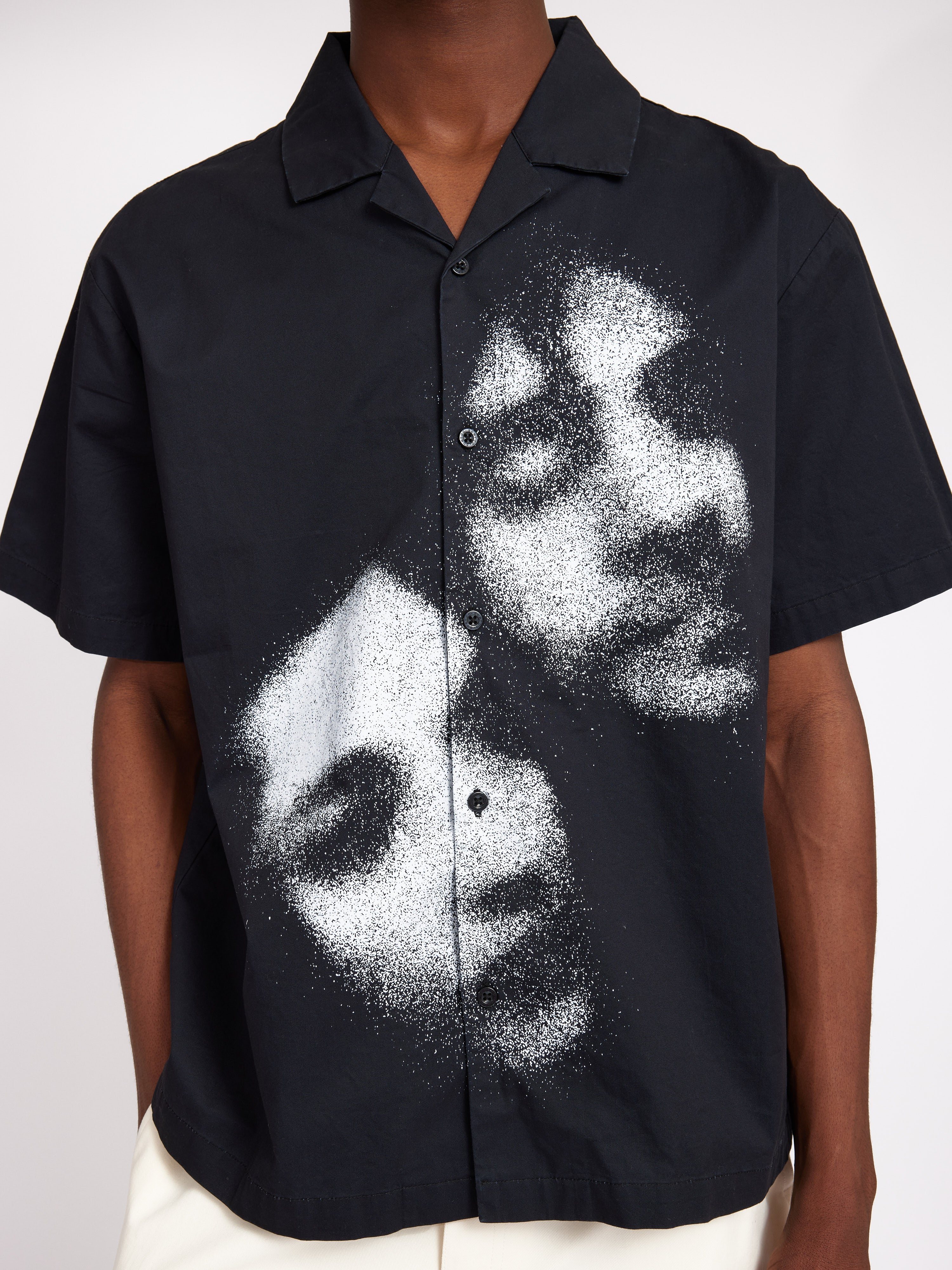 フェイデッドメモリーキューバシャツ - ウォッシュドブラック – SCRT