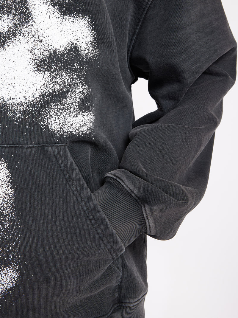 Faded Memory Hoodie - Garment Dyed Black