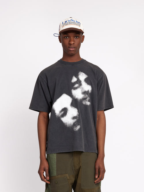 Faded Memory T-Shirt - Garment Dyed Black