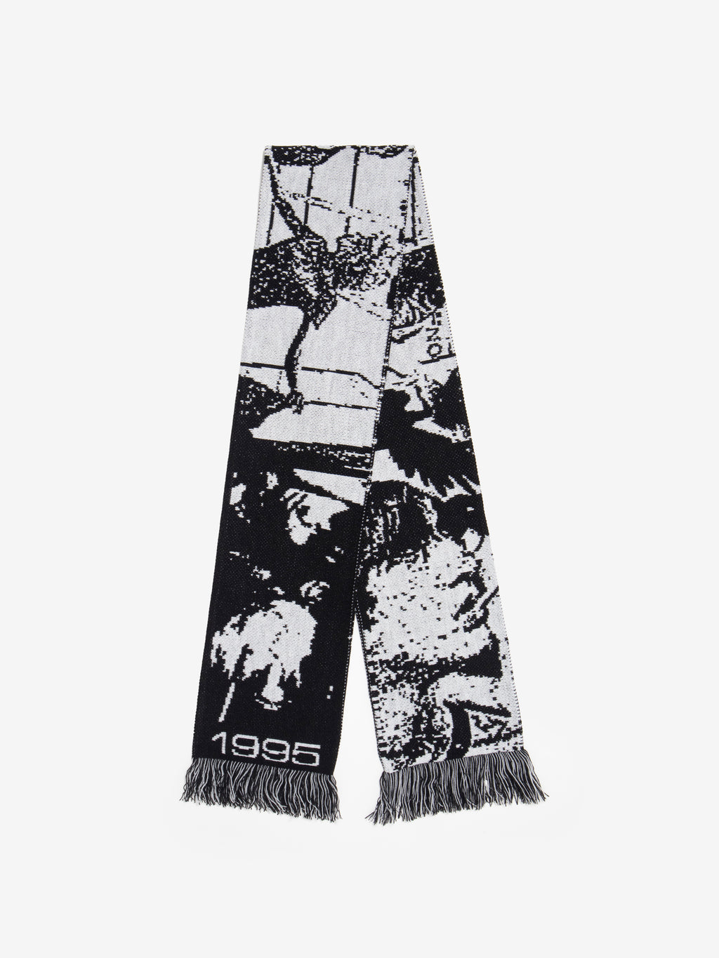 Kowloon Scarf - Black And White