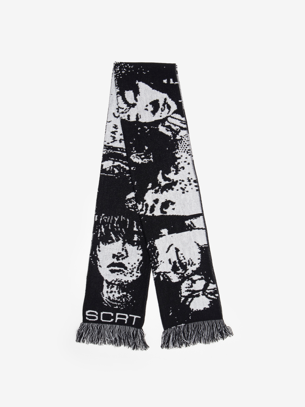 Kowloon Scarf - Black And White