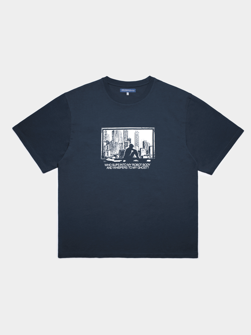 Whisper T-Shirt – Marineblau
