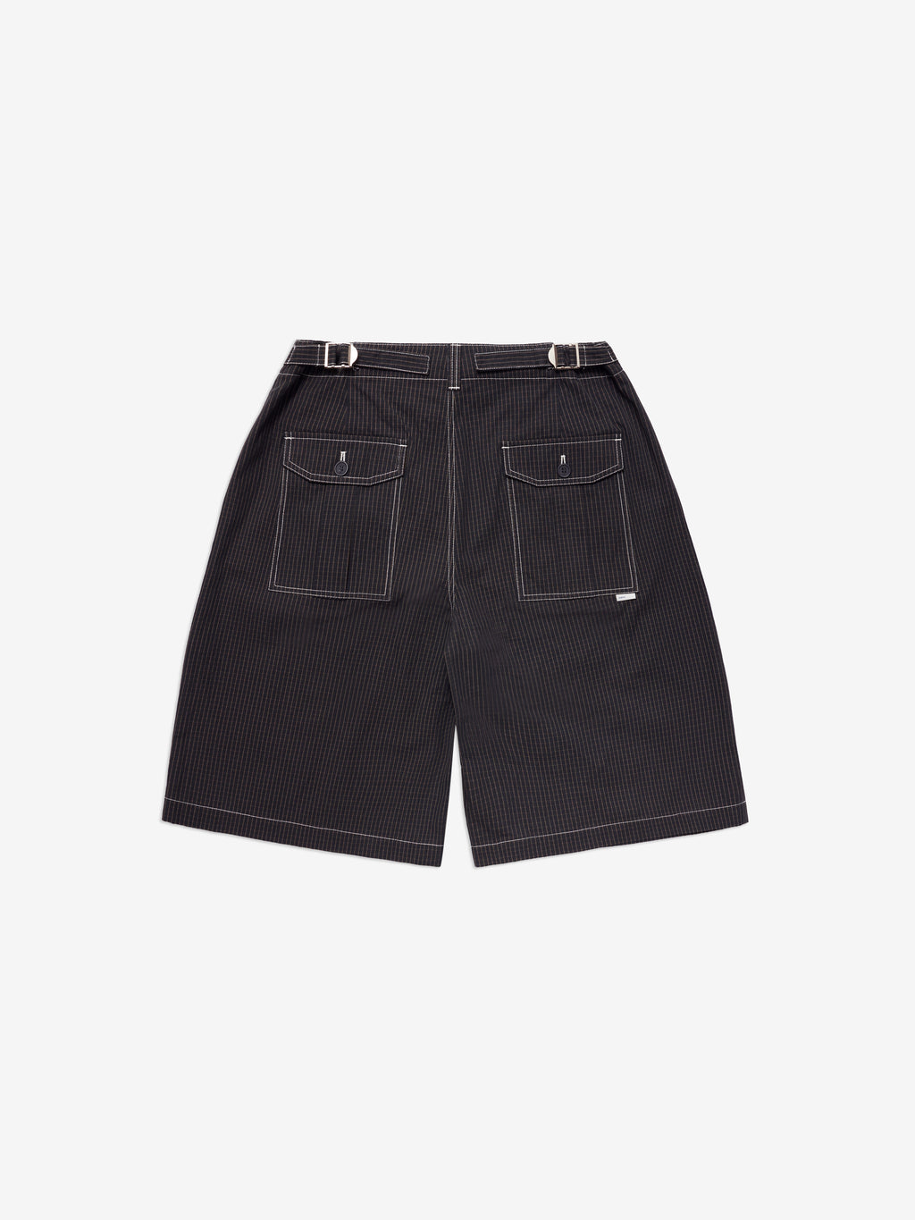 Gridstop Pleated Shorts - Hudson Green