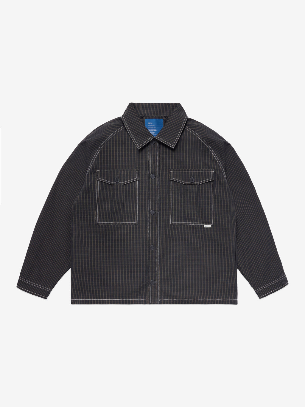 Gridstop Overshirt - Hudson Green