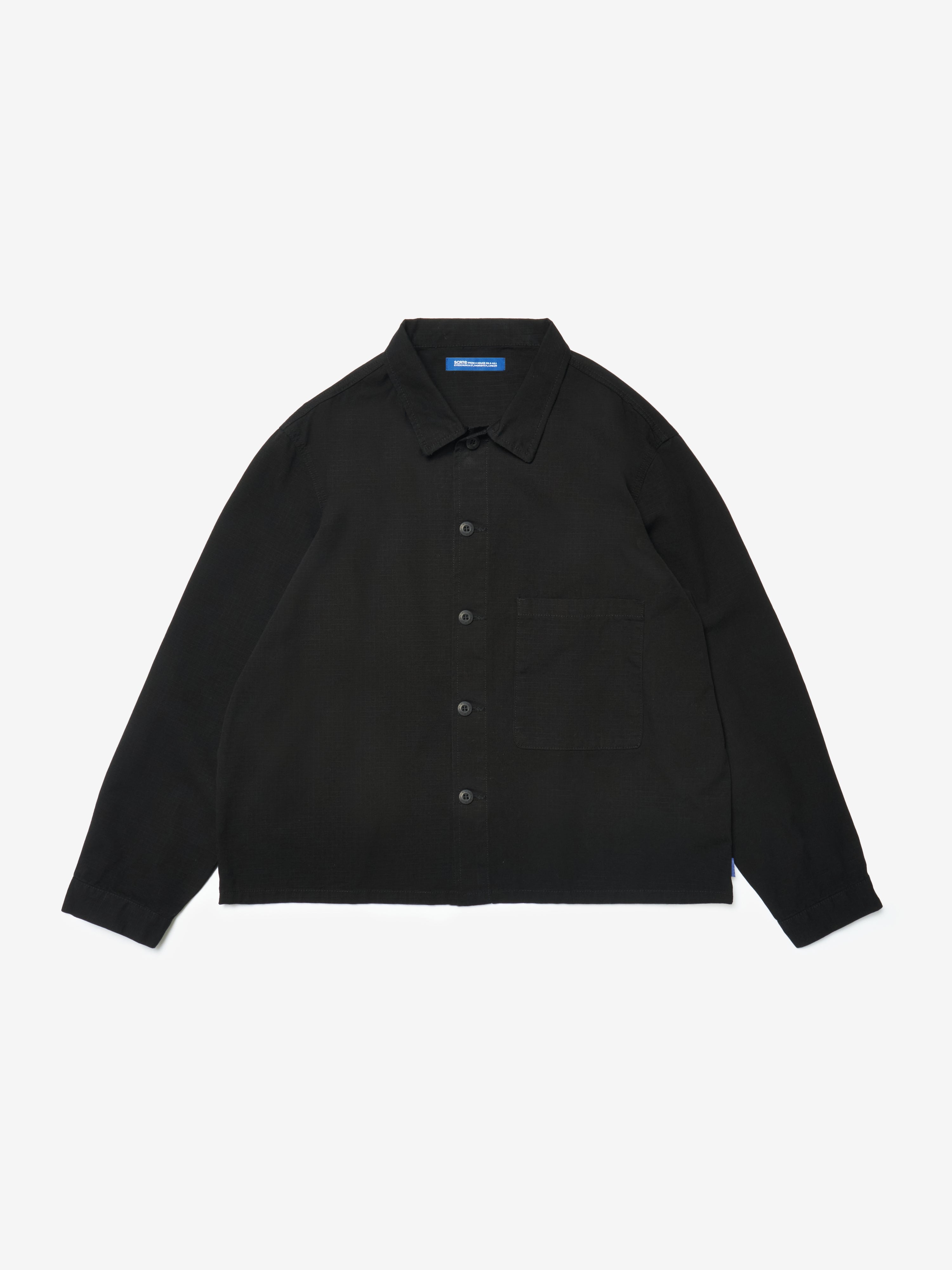 Huxley Ripstop Shirt - Black – SCRT