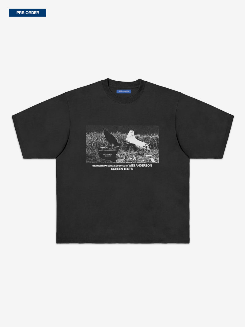 Korda Flight Path T-Shirt - Washed Black