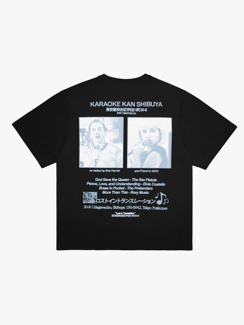 Karaoke-T-Shirt - Schwarz