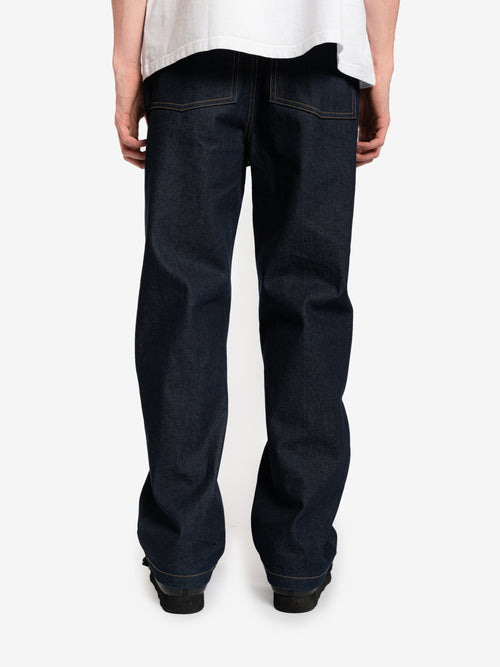 Kitano Denim Double Knee Jeans - Indigo