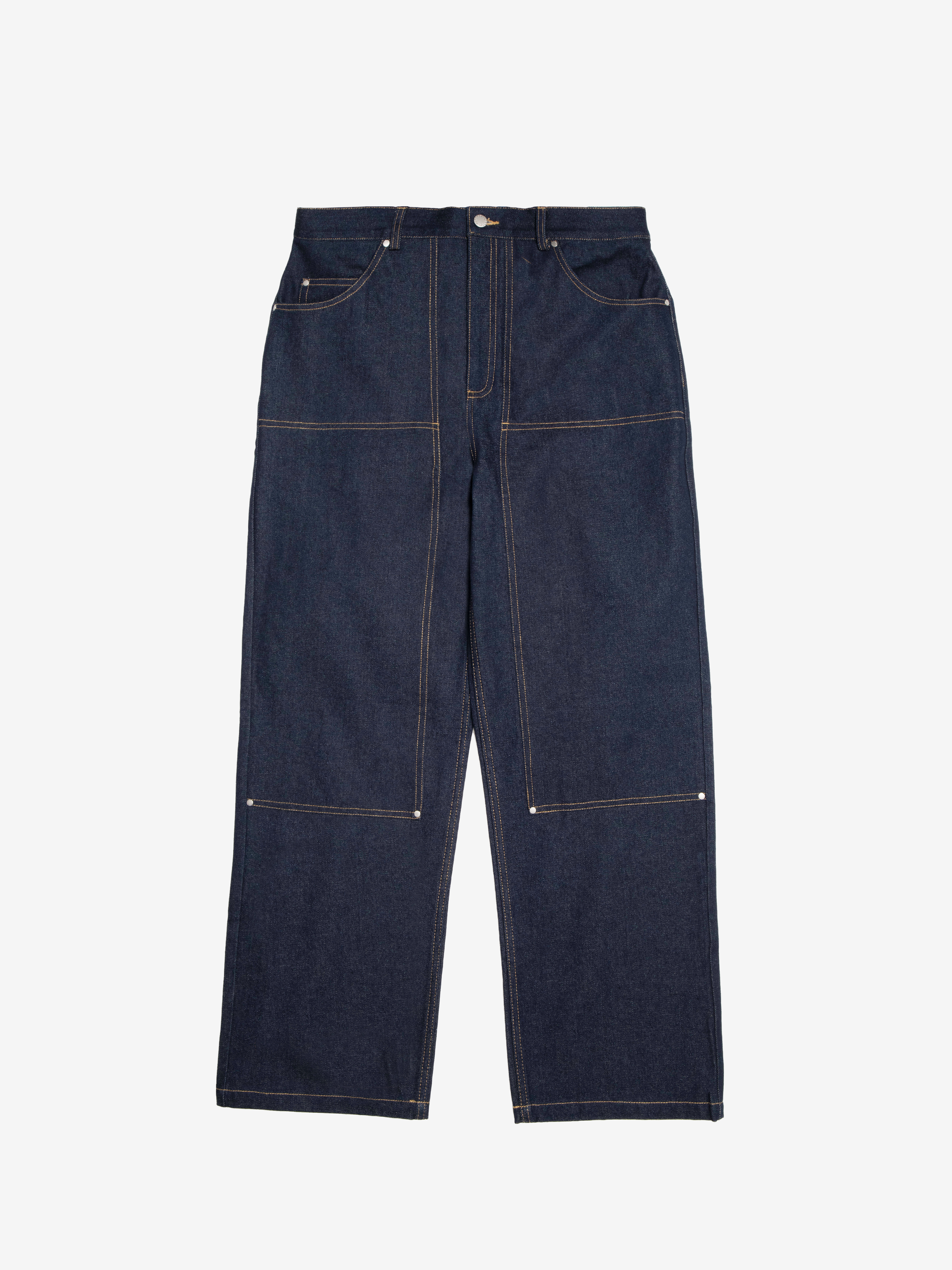 Double 2024 indigo denim