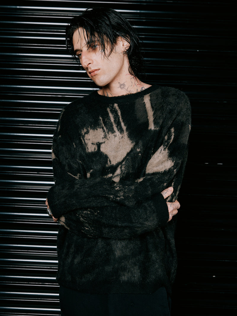 Spinner Brushed Knit - Black