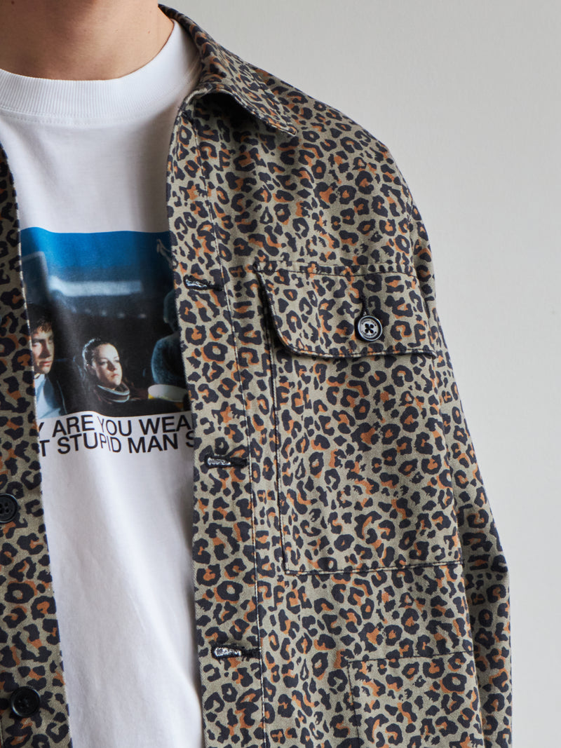 Leopard Print Overshirt - Leopard Print